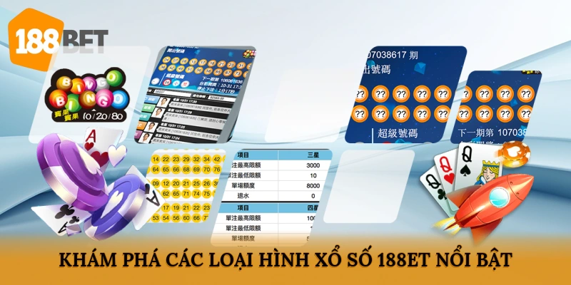 Khám phá các loại hình xổ số 188ET nổi bật