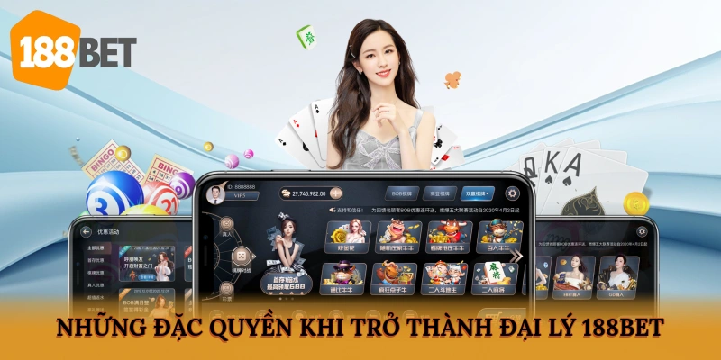 Những đặc quyền khi trở thành đại lý 188BET